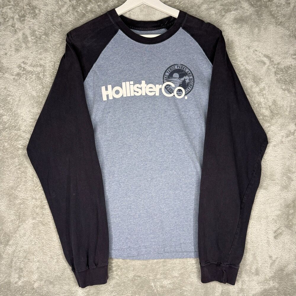 Vtg Hollister Co T-Shirt Mens XL Long Sleeve Lake Taho Parks Recreation Surf Tee